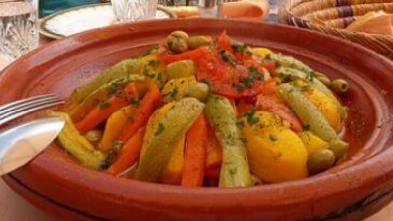 The Original Moroccan Food, Chicken Tagine With Vegetables