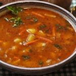 Express 30-Minutes Moroccan Harira Soup with Chicken and Bird Tongue Pasta